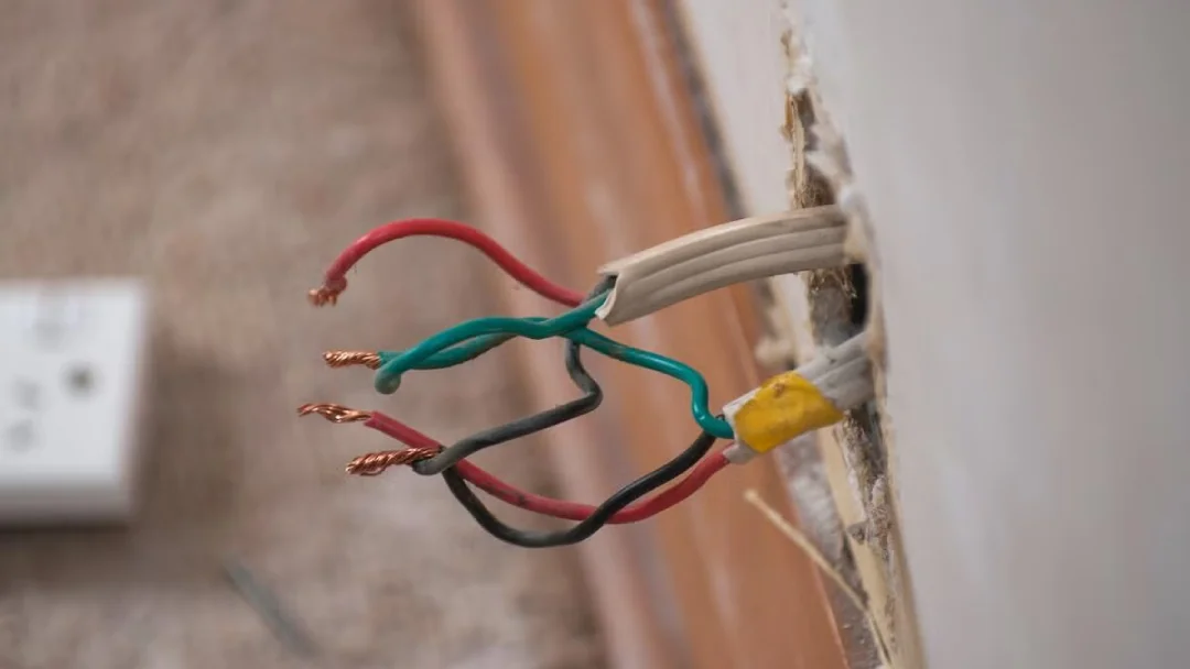 Damaged electrical wiring repair - residential electrician Denver CO